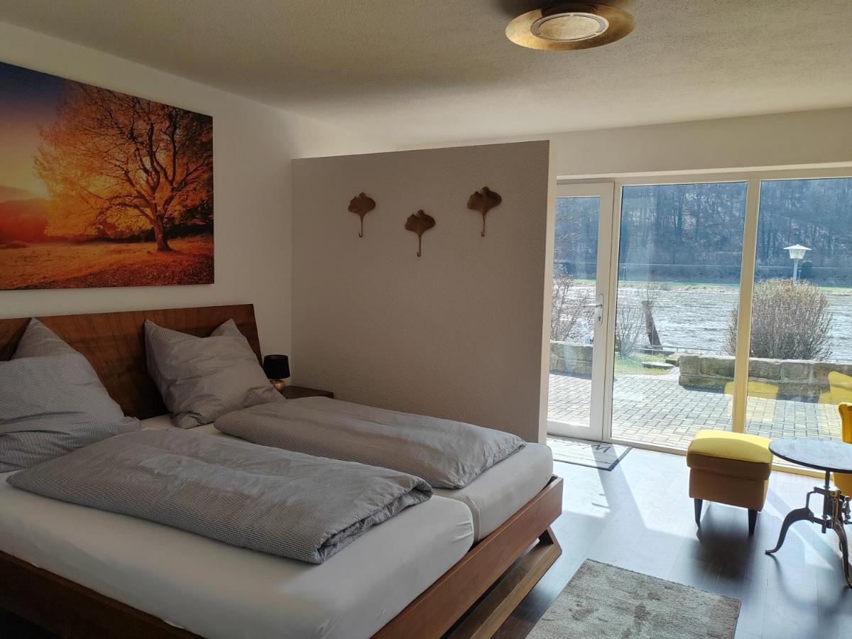 Ferienwohnung Elbtraum 皮尔纳 外观 照片